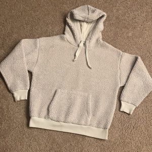 American Eagle Sherpa Hoodie Size Medium